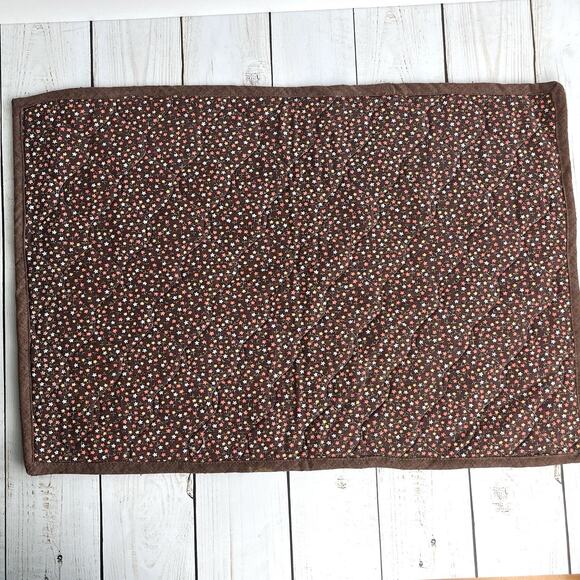 Set of 4 VTG 60s 70s Mushrooms Floral Toile Toaster Cover 2 Placemats 1 Hot Pad - Picture 16 of 16